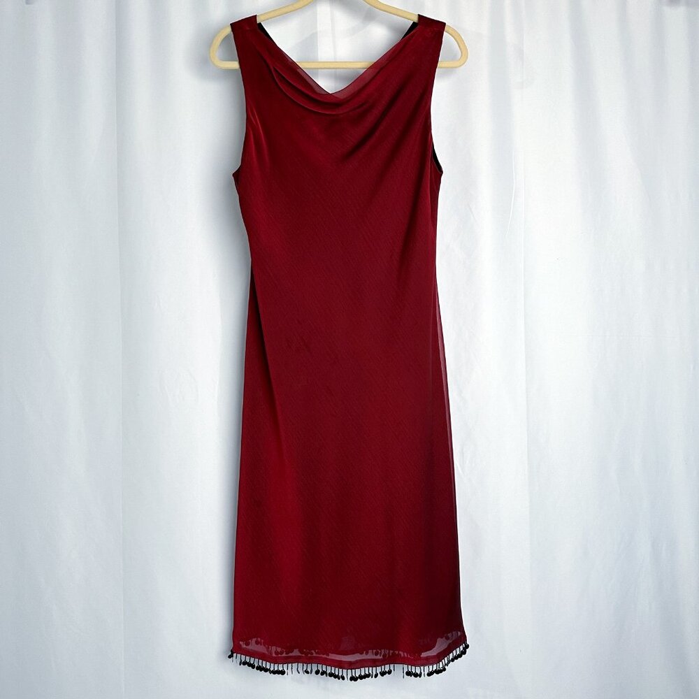 Donna Ricco sleeveless red dress – size 14